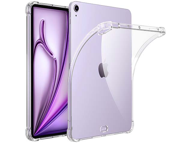Gel Case with Bumper Edges for iPad Air 13 (2025) - Clear Soft Cover