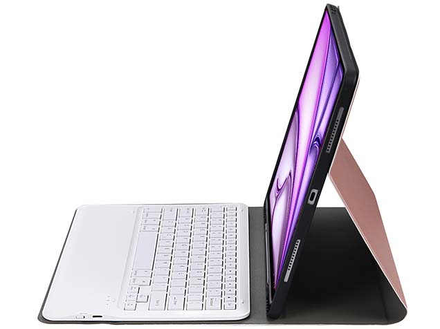 Keyboard and Case for iPad Air 13 (2025) - Rose Gold