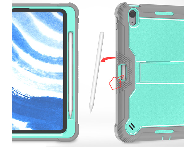Impact Case for the iPad Air 11 (2025) - Mint/Grey
