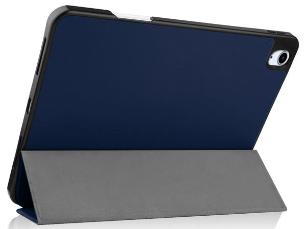 Synthetic Leather Flip Case with Stand for iPad Air 11 inch (2025) - Navy Leather Flip Case