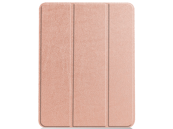 Synthetic Leather Flip Case with Stand for iPad Air 11 inch (2025) - Rose Gold