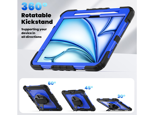 Rugged Impact Case for iPad Air 11 (2025) - Blue
