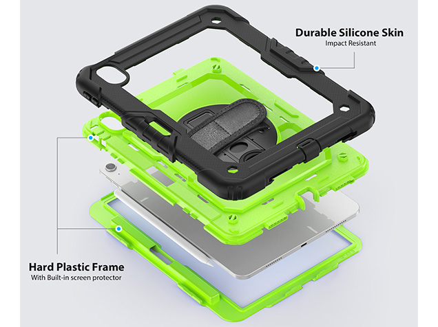 Rugged Impact Case for iPad Air 11 (2025) - Green