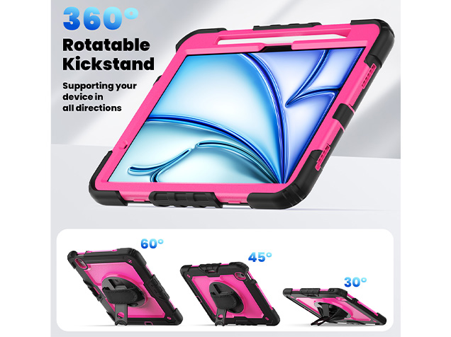 Rugged Impact Case for iPad Air 11 (2025) - Pink