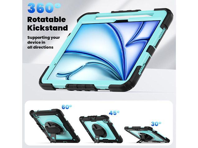 Rugged Impact Case for iPad Air 11 (2025) - Sky Blue