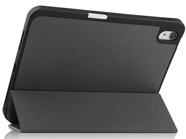 Synthetic Leather Flip Case with Stand for iPad 11th Gen (A16) - Black