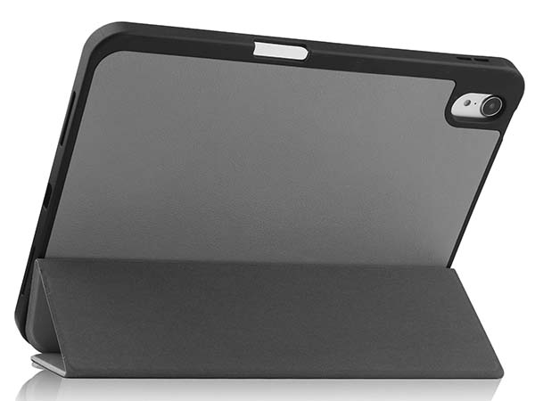 Synthetic Leather Flip Case with Stand for iPad 11th Gen (A16) - Grey