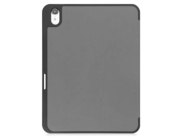 Synthetic Leather Flip Case with Stand for iPad 11th Gen (A16) - Grey