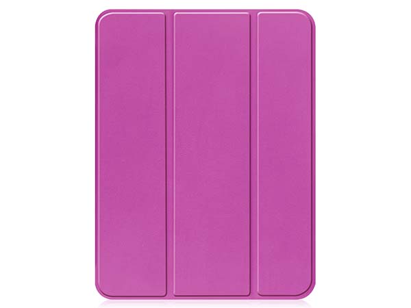 Synthetic Leather Flip Case with Stand for iPad 11th Gen (A16) - Purple