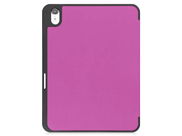 Synthetic Leather Flip Case with Stand for iPad 11th Gen (A16) - Purple