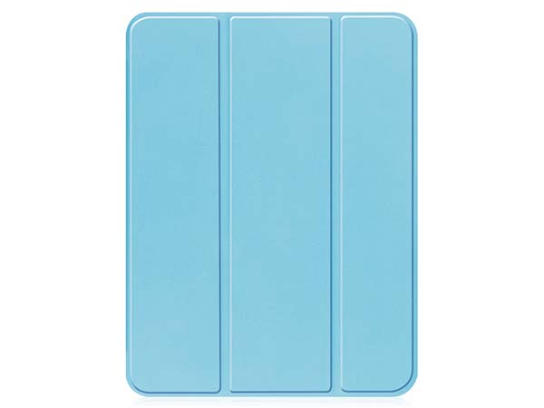 Synthetic Leather Flip Case with Stand for iPad 11th Gen (A16) - Sky Blue