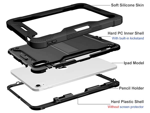Impact Case for the iPad 11th Gen (A16) - Black