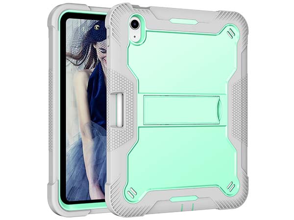 Impact Case for the iPad 11th Gen (A16) - Mint/Grey Impact Case