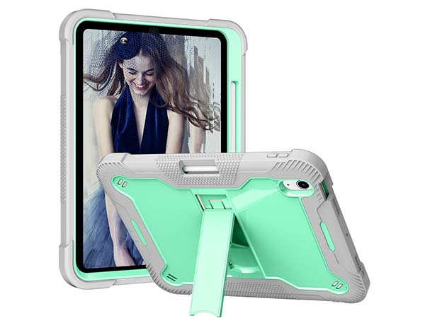 Impact Case for the iPad 11th Gen (A16) - Mint/Grey
