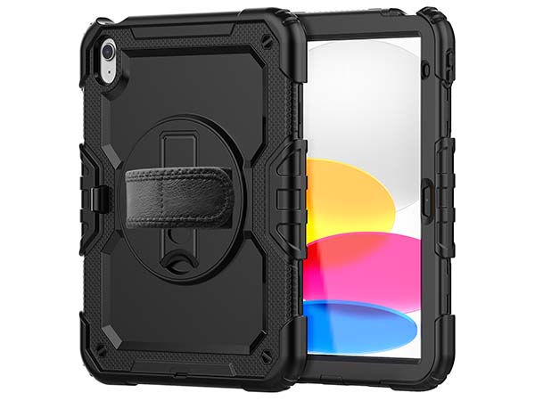 Rugged Impact Case for iPad 11th Gen (A16) - Classic Black Impact Case