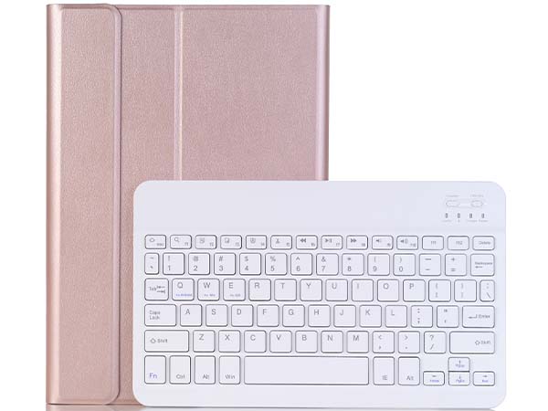 Keyboard and Case for iPad 11th Gen (A16) - Rose Gold Keyboard