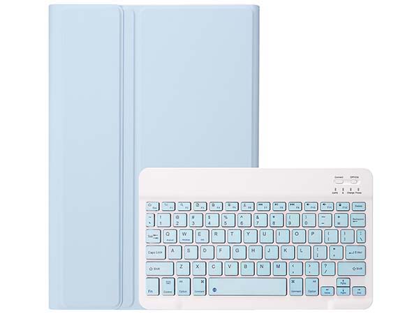 Keyboard and Case for iPad 11th Gen (A16) - Baby Blue Keyboard
