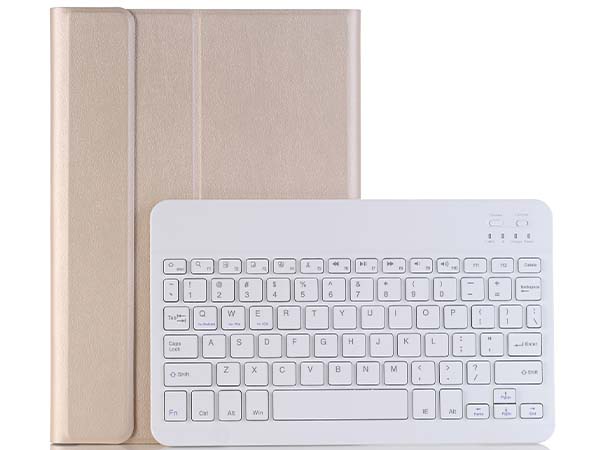 Keyboard and Case for iPad 11th Gen (A16) - Gold Keyboard