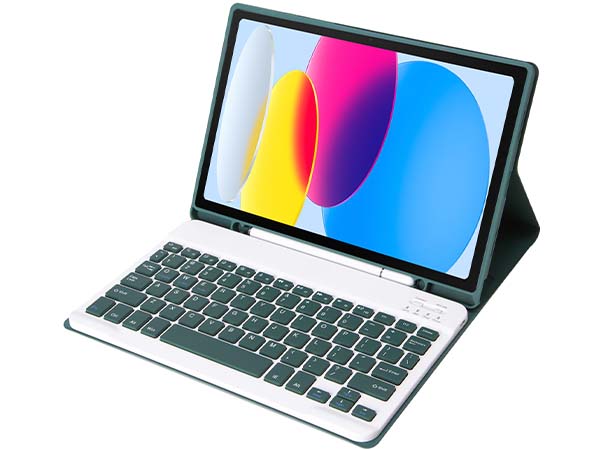 Keyboard and Case for iPad 11th Gen (A16) - Teal