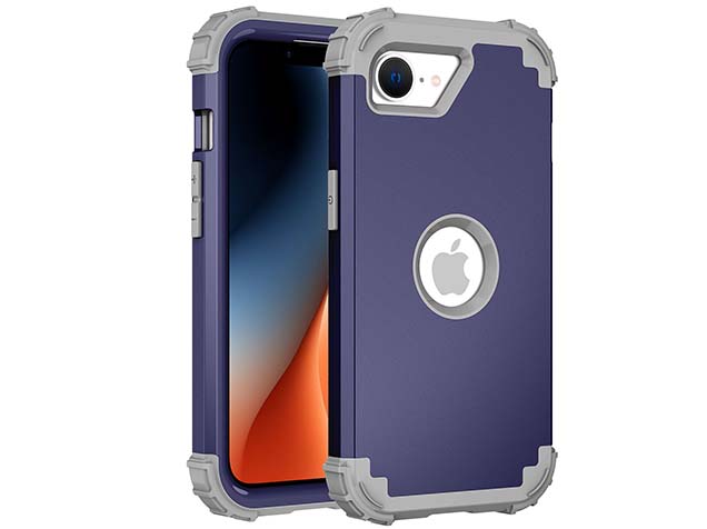 Defender Case for iPhone 16e - Navy Impact Case