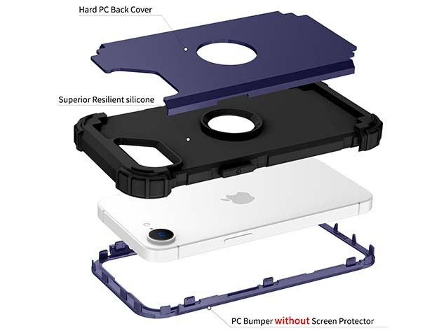 Defender Case for iPhone 16e - Navy