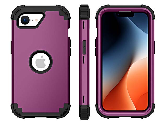 Defender Case for iPhone 16e - Plum
