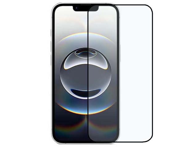 3D Full Coverage Tempered Glass Screen Protector for iPhone 16e - Black Screen Protector