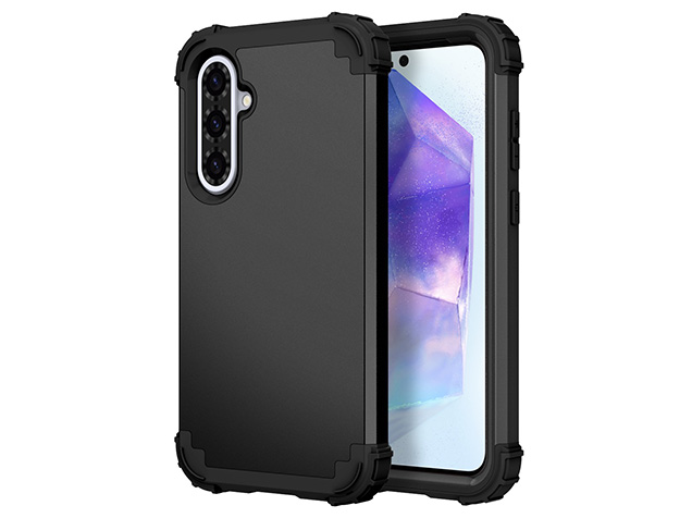 Defender Case for the Samsung Galaxy A36 - Black Impact Case