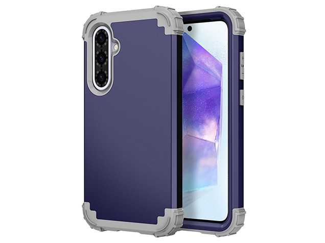 Defender Case for the Samsung Galaxy A36 - Navy Impact Case