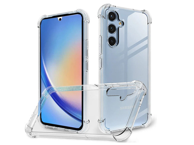 Gel Case with Bumper Edges for Samsung Galaxy A36 - Clear Soft Cover