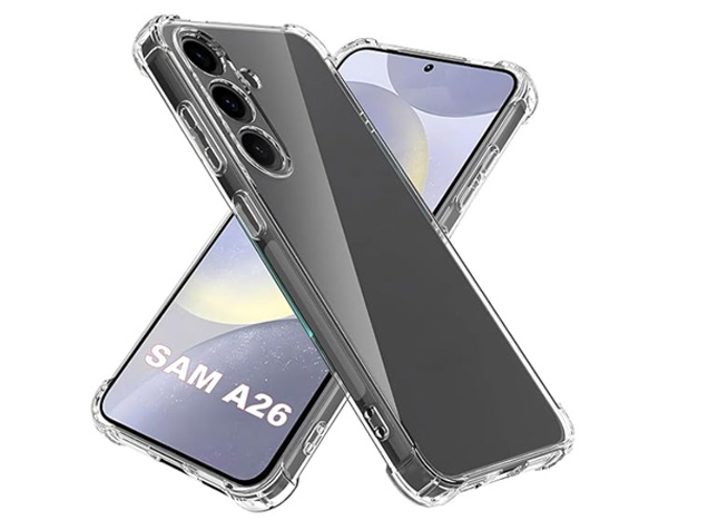 Gel Case with Bumper Edges for Samsung Galaxy A26 - Clear Soft Cover