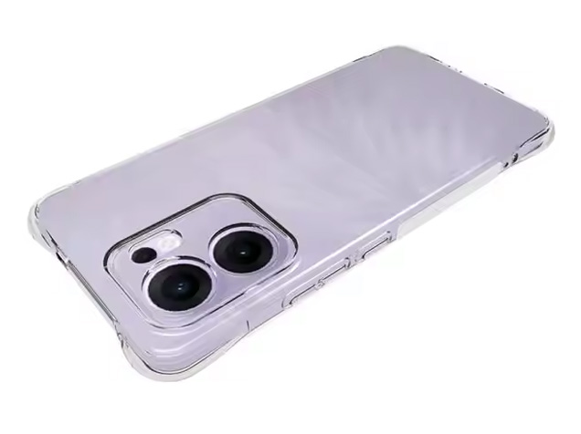 Gel Case with Bumper Edges for OPPO Reno13 F - Clear