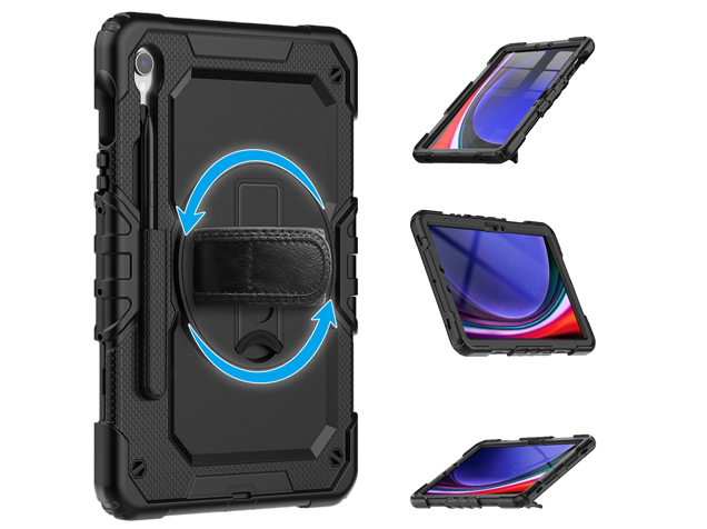 Rugged Impact Case for Samsung Galaxy Tab S10 FE - Classic Black