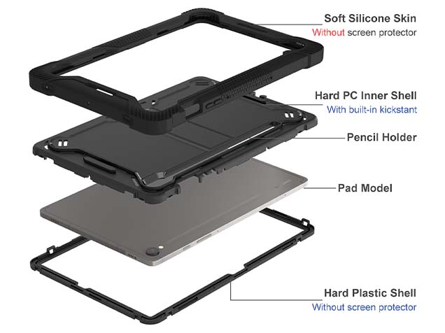Impact Case for the Samsung Galaxy Tab S10 FE - Black
