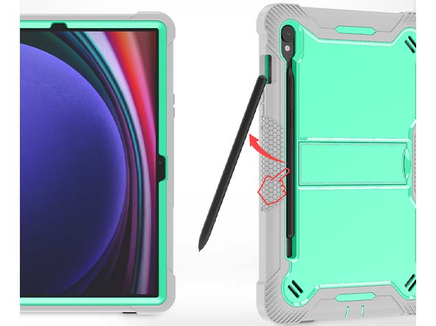 Impact Case for the Samsung Galaxy Tab S10 FE - Mint/Grey