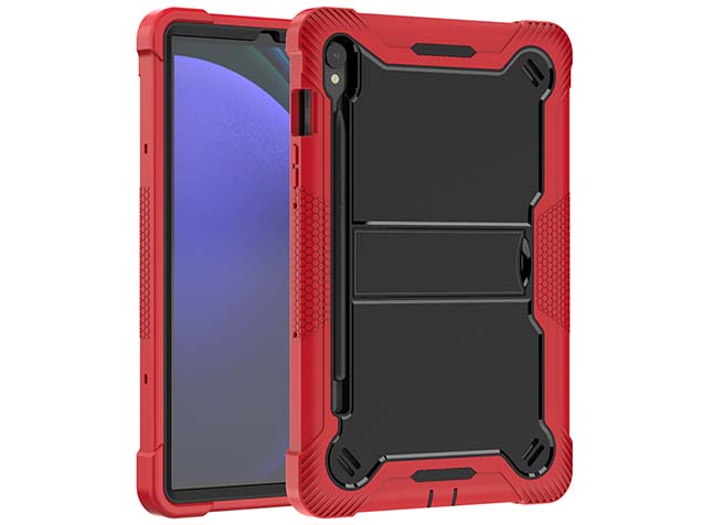 Impact Case for the Samsung Galaxy Tab S10 FE - Red/Black Impact Case