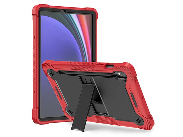 Impact Case for the Samsung Galaxy Tab S10 FE - Red/Black