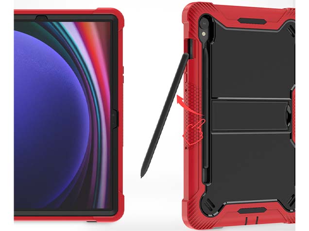 Impact Case for the Samsung Galaxy Tab S10 FE - Red/Black