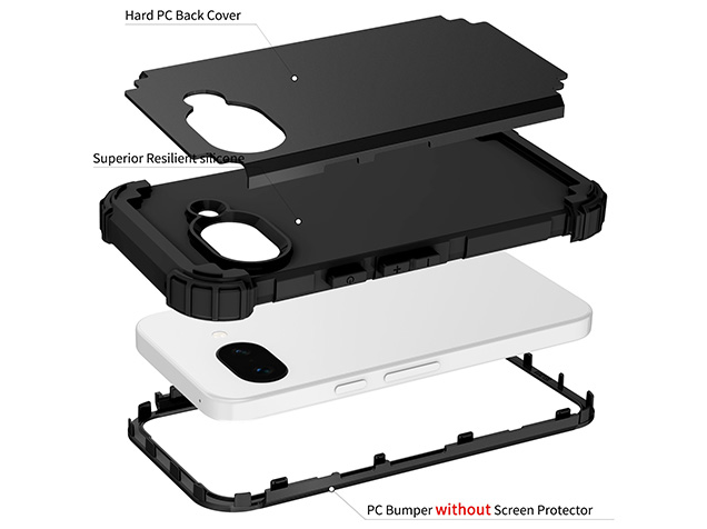 Defender Case for Google Pixel 9a - Black