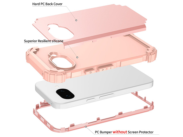 Defender Case for Google Pixel 9a - Pink