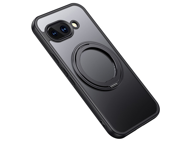 Magnetic Ring Stand Case for Google Pixel 9a - Black
