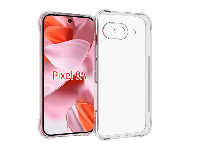 Gel Case with Bumper Edges for Google Pixel 9a - Clear Soft Cover