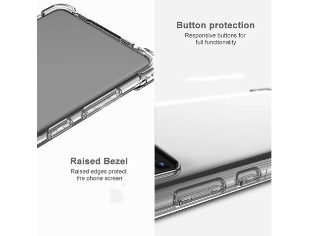 Gel Case with Bumper Edges for Google Pixel 9a - Clear