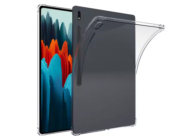 Gel Case with Bumper Edges for Samsung Galaxy Tab S10 FE+ - Clear Gel Case with Bumper Edges for Samsung Galaxy Tab S10 FE+ - Clear