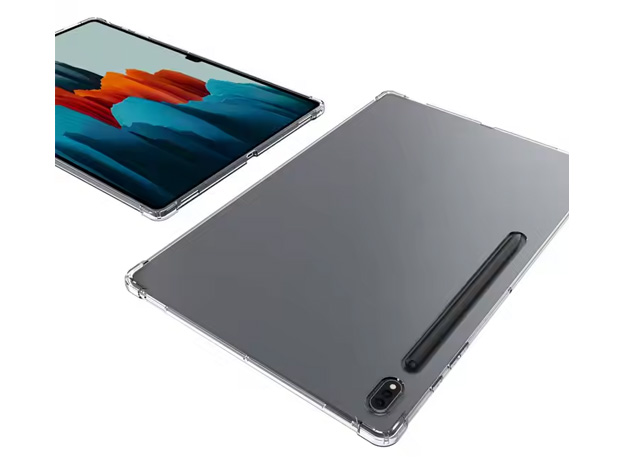 Gel Case with Bumper Edges for Samsung Galaxy Tab S10 FE+ - Clear