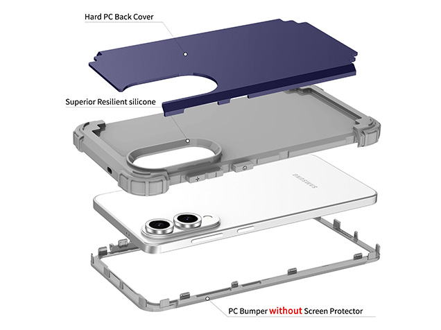 Defender Case for the Samsung Galaxy S25 Edge - Navy