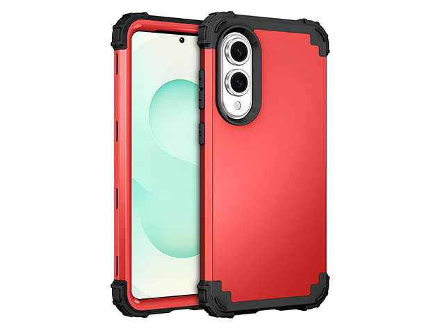 Defender Case for the Samsung Galaxy S25 Edge - Red Impact Case