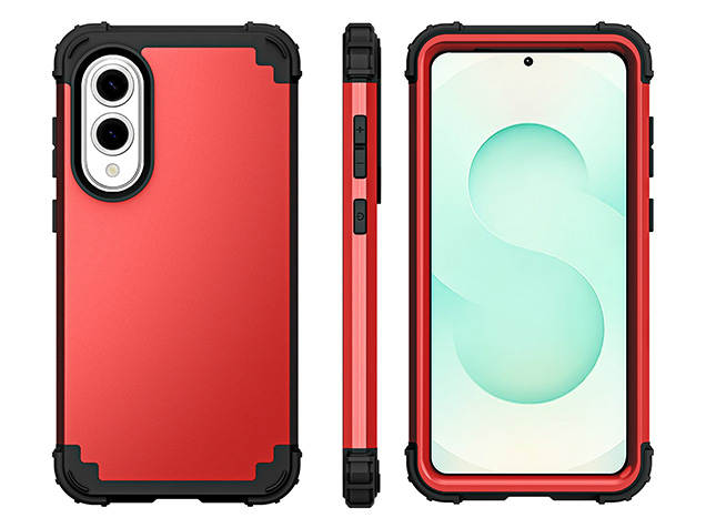 Defender Case for the Samsung Galaxy S25 Edge - Red