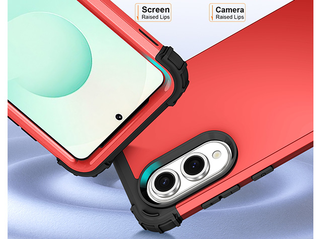 Defender Case for the Samsung Galaxy S25 Edge - Red