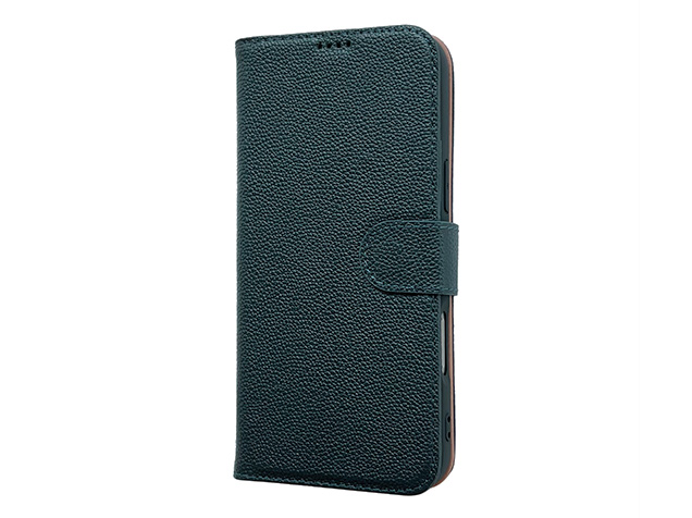 Premium Leather Wallet Case for Samsung Galaxy S25 Edge - Navy